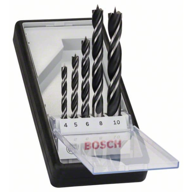BOSCH Fafúró készlet 5 részes Robust Line (4 - 10 mm)