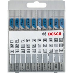 BOSCH Dekopírfűrészlap készlet 10 részes T befogás fémre