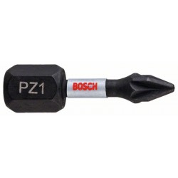 BOSCH Bithegy PZ1 x 25 mm 1/4" Impact Control (2 db/cs)