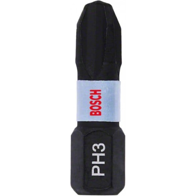 BOSCH Bithegy PH3 x 25 mm 1/4" Impact Control (2 db/cs)