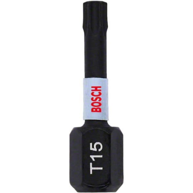 BOSCH Bithegy Torx T15 x 25 mm 1/4" Impact Control (2 db/cs)