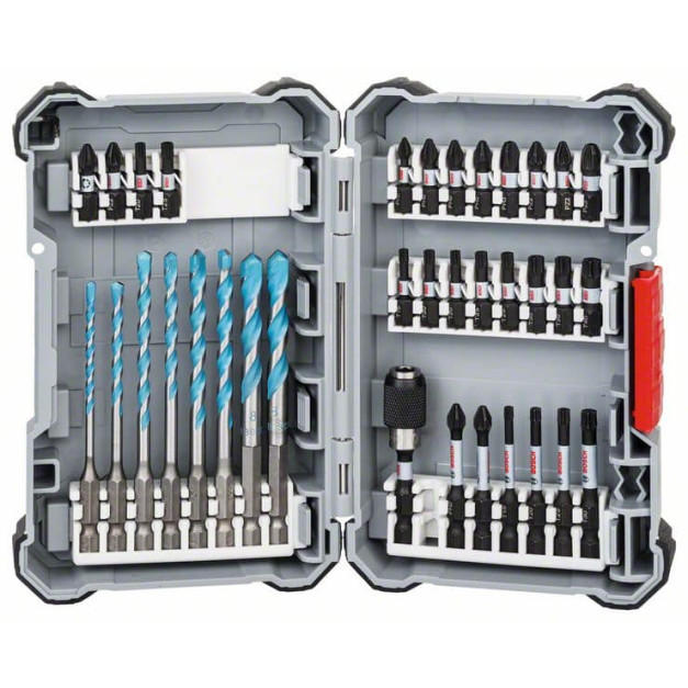 BOSCH Bithegy és univerzális fúrószár készlet 35 részes Impact Control