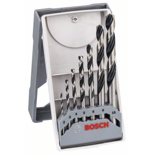 BOSCH Csigafúró X-Pro készlet 7 részes 2,0-10,0 mm HSS PointTeQ