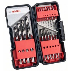 BOSCH Csigafúró ToughBox készlet 18 részes 1,0-10,0 mm HSS PointTeQ
