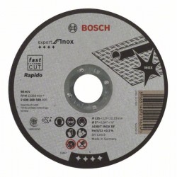 BOSCH Vágókorong fémre 125 x 1,0 x 22,2 mm egyenes Expert for Inox - Rapido