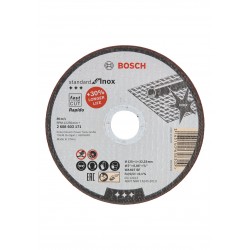 BOSCH Vágókorong fémre 125 x 1,0 x 22,2 mm inox egyenes WA 60 T BF Rapido