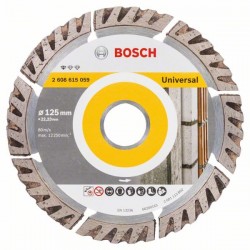 BOSCH Gyémánt vágókorong 125 x 2,0 x 10 x 22,2 mm szegmentált Standard for Universal