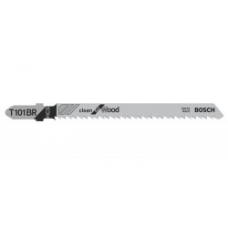BOSCH Dekopírfűrészlap T 101 BR 100/2,5 mm (5 db/cs)
