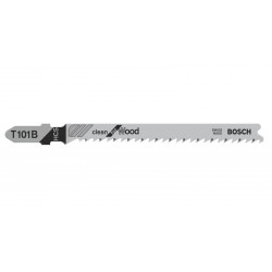 BOSCH Dekopírfűrészlap fához T 101 B 100/2,7 mm (5 db/cs)
