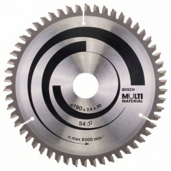 BOSCH Fűrésztárcsa univerzális 190 x 30 x 2,4 mm / 54T MultiMaterial