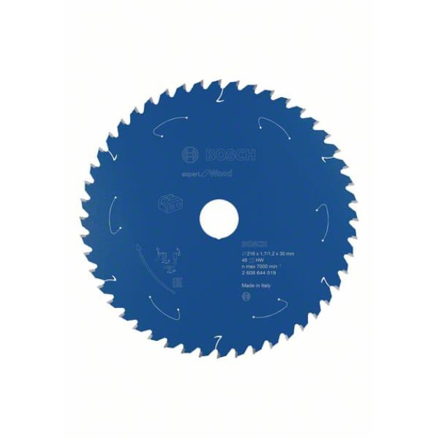 BOSCH Fűrésztárcsa fához 216 x 30 x 1,7 mm / 48T Expert for Wood