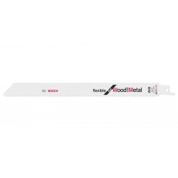 BOSCH Szablyafűrészlap szeges fához S 1122 HF 225 mm / 10TPI bimetál (2 db/cs)