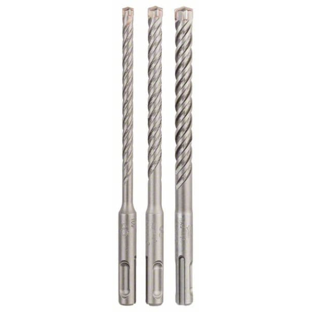 BOSCH 5X Kőzetfúró készlet 3 részes négyélű SDS-Plus (6 / 8 / 10 x 160 mm)