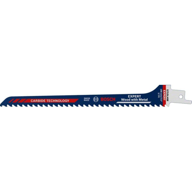 BOSCH EXPERT S 715 LHM Wood with Metal keményfém fogazású szablyafűrészlap