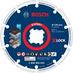 BOSCH EXPERT Gyémánt vágókorong 125 x 22,2 mm X-LOCK szegmentált