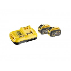 DEWALT FlexVolt Akkumulátor és gyorstöltő szett 18 V (2 x 9 Ah akku) DCB118X2