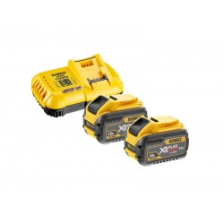 DEWALT FlexVolt Akkumulátor és gyorstöltő szett 18 V (2 x 12 Ah akku) DCB118Y2