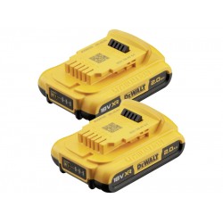 DEWALT XR Akkumulátor 18 V / 2 x 2 Ah DCB183D2