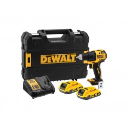 DEWALT Akkus fúrócsavarozó 18 V szénkefe nélküli (2 x 2,0 Ah akku + töltő + TSTAK) DCD708D2T