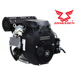 MEGHAJTÓ MOTOR ZONGSHEN GB680 680cc 22 LE TWIN 25,4 mm VíZSZINTES TENGELY