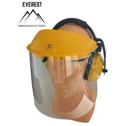 ARCVÉDŐ PAJZS, PLEXI HALLÁSVÉDŐVEL EVEREST