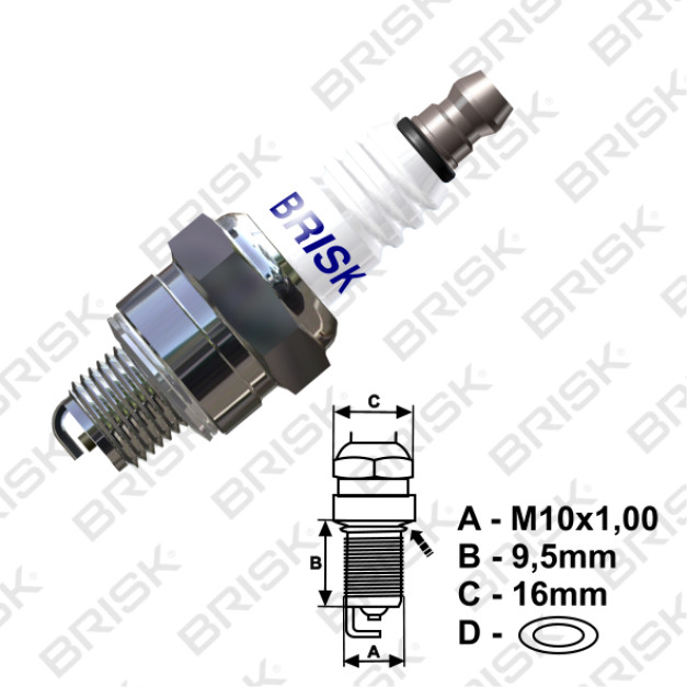GYÚJTÓGYERTYA BRISK SR14C HUSQVARNA MAKITA
