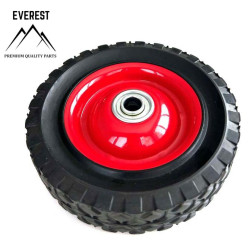 KERÉK 150 mm UNIVERZÁLIS FÉM CSAPÁGGYAL GUMIKÖPENNYEL EVEREST