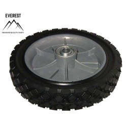 KERÉK 150 mm UNIVERZÁLIS MŰANYAG CSAPÁGYAZÁSSAL GUMIKÖPENNYEL EVEREST