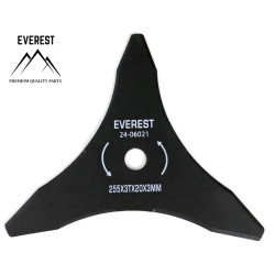 VÁGÓTÁRCA UNIVERZÁLIS 3 FOG NYÍLÁS ÁTMÉRŐ 20mm SZÉLESSÉG 255mm VASTAGSÁSA 3mm EVEREST