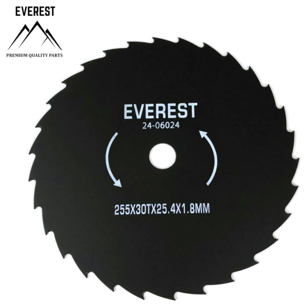 VÁGÓTÁRCA UNIVERZÁLIS 30 FOG NYÍLÁS ÁTMÉRŐ 25,4mm SZÉLESSÉG 255mm VASTAGSÁSA 1,8mm EVEREST