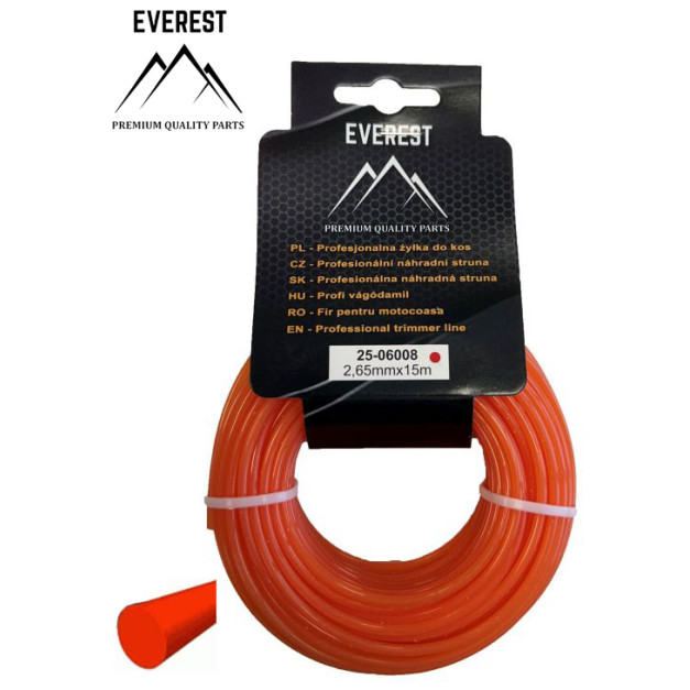 VÁGÓDAMIL KEREK 2,65mm 15M EVEREST