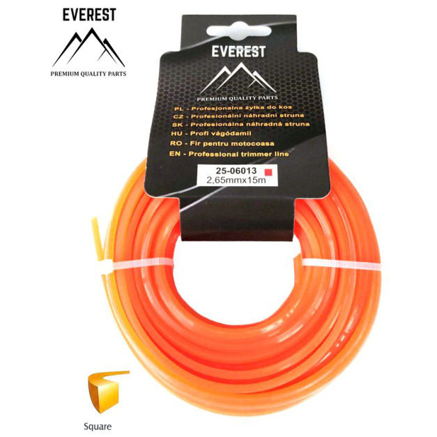 VÁGÓDAMIL NÉGYSZÖG 2,65mm 15M EVEREST