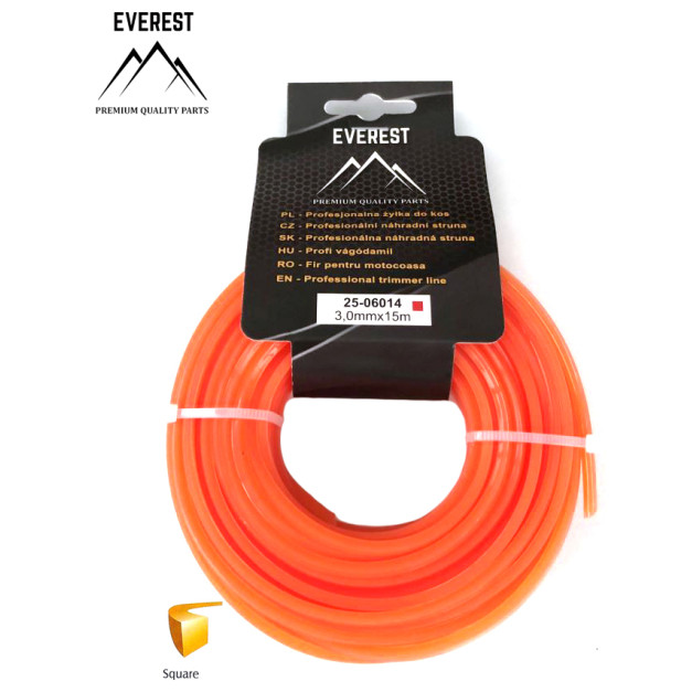 VÁGÓDAMIL NÉGYSZÖG 3,0mm 15M EVEREST