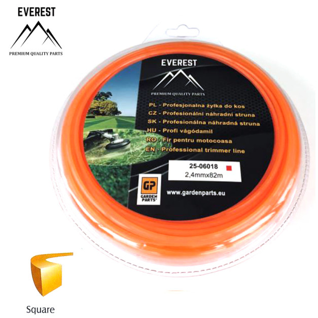 VÁGÓDAMIL NÉGYSZÖG 2,4mm 82M EVEREST