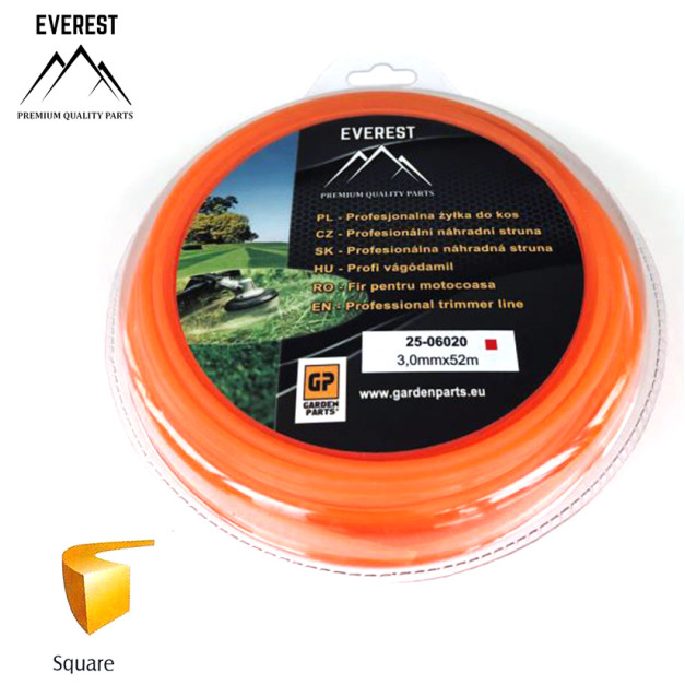 VÁGÓDAMIL NÉGYSZÖG 3,0mm 52M EVEREST