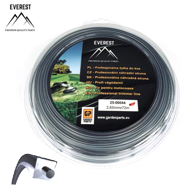 VÁGÓDAMIL DUAL POWER LINE 2,65mm 72M EVEREST