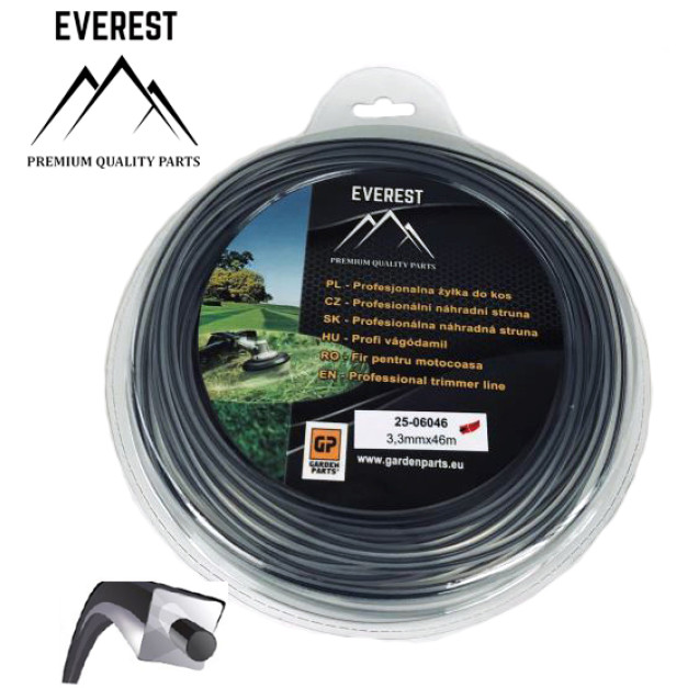 VÁGÓDAMIL DUAL POWER LINE 3,30mm 46M EVEREST