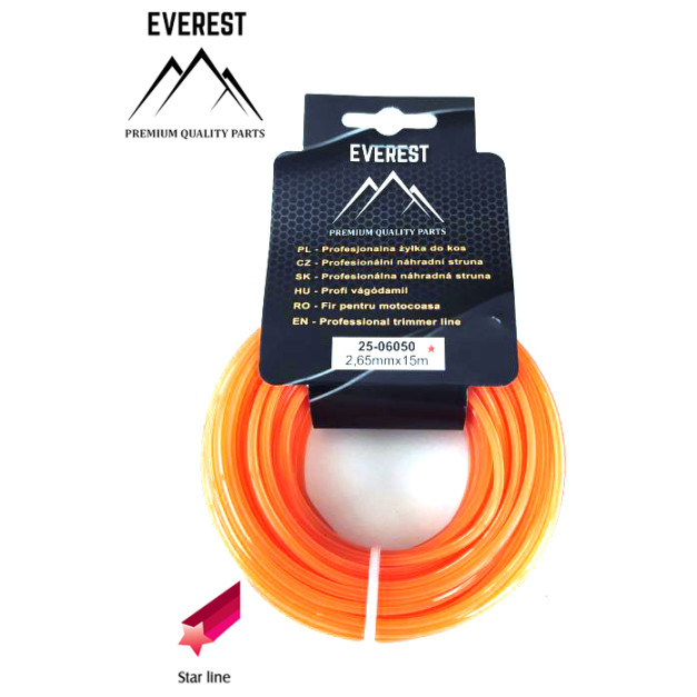 VÁGÓDAMIL CSILLAG 2,65mm 15M EVEREST