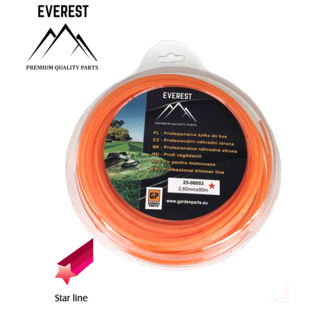 VÁGÓDAMIL CSILLAG 2,65mm 95M EVEREST