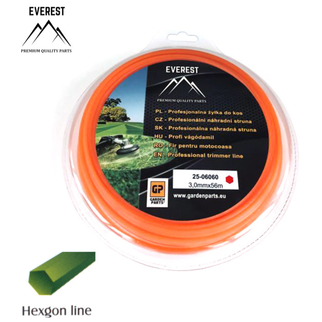 VÁGÓDAMIL HEXAGON LINE 3,00mm 56M EVEREST