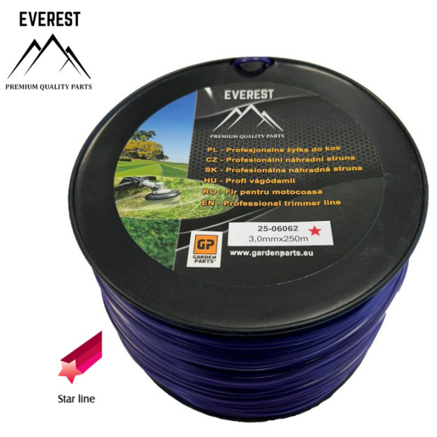 VÁGÓDAMIL CSILLAG 3,0mm 250M PROFESSIONAL EVEREST