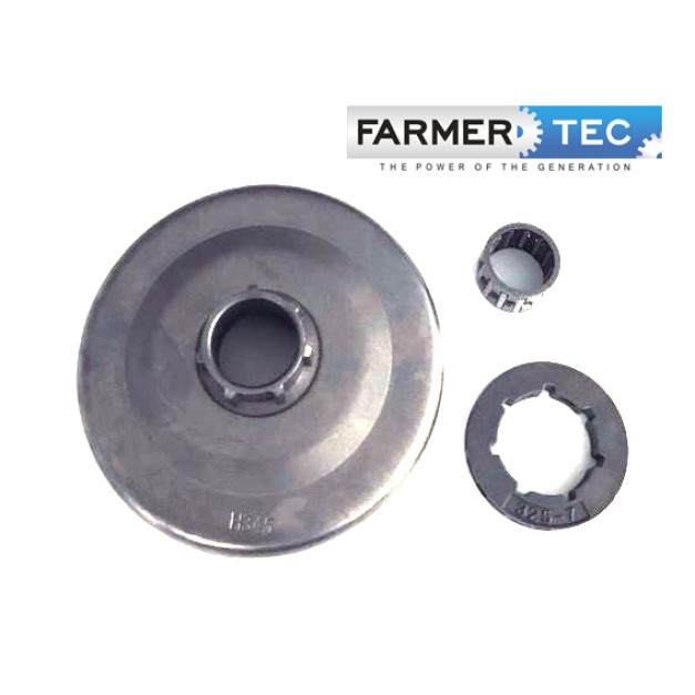 CSILLAGKERÉK BETÉTES  HUSQVARNA 340, 345, 346, 350, 351, 353, 357, 359, 445, 450   .325 7z SM FARMERTEC