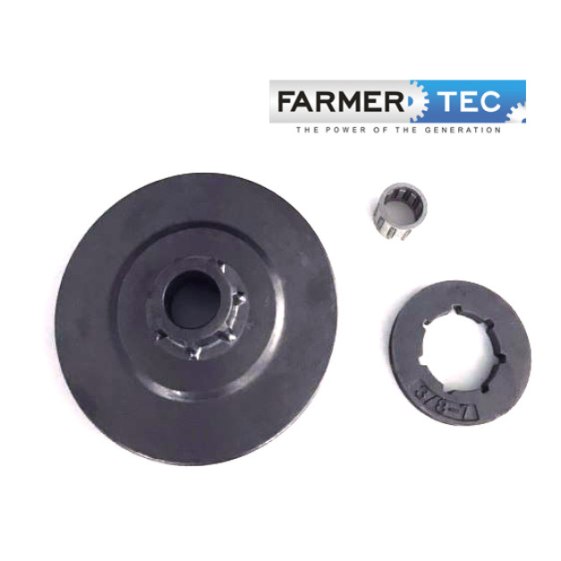 CSILLAGKERÉK BETÉTES  KÍNAI LÁNCFŰRÉSZ 38cc  3/8 7z FARMERTEC