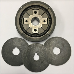 RÖPSÚLYOS KUPLUNG VIBRÁCIÓS TALPHOZ HENGER -15mm, ÁTMÉRŐ-80mm