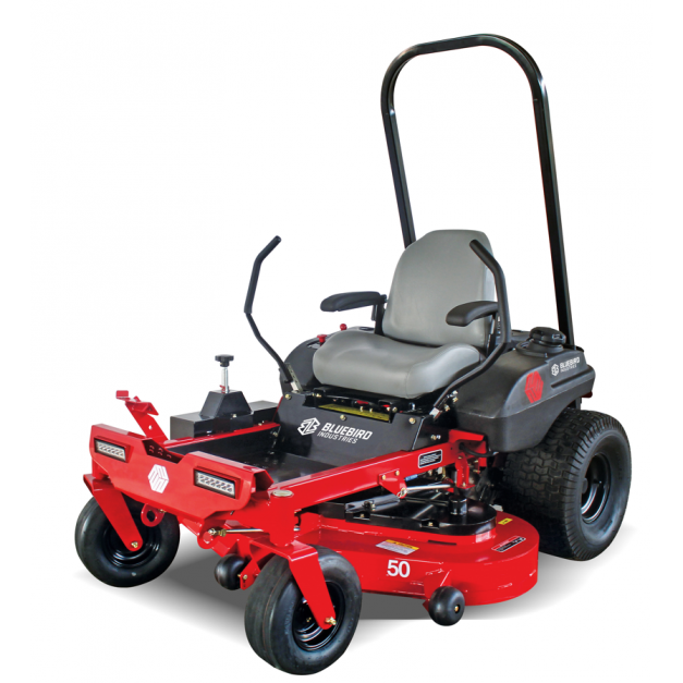 BLUEBIRD helyben forduló fűnyíró traktor 726 ccm, 21 LE, 127 cm munkasz. 