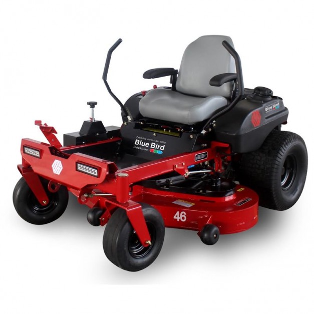 BLUEBIRD helyben forduló fűnyíró traktor 708 ccm, 21,5 LE, 116 cm munkasz. 
