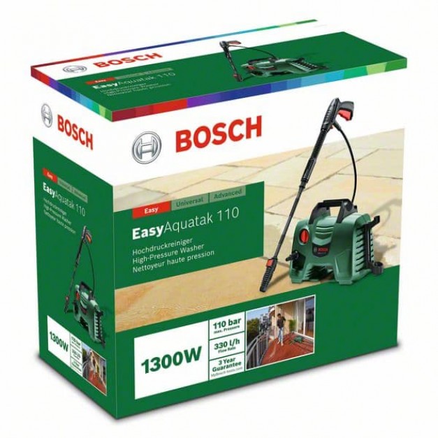 BOSCH Magasnyomású mosó EasyAquatak 110 bar / 1300 W