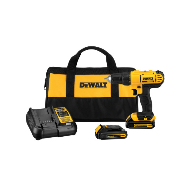 DEWALT Akkus fúrócsavarozó 18 V (2 x 1,3,0 Ah akku + töltő) DCD771C2
