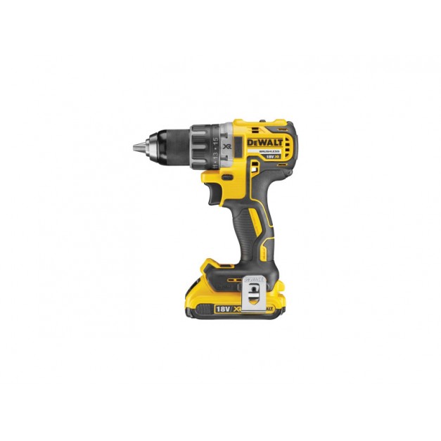 DEWALT Akkus fúrócsavarozó 18 V szénkefe nélküli (2 x 2,0 Ah akku + töltő) DCD791D2