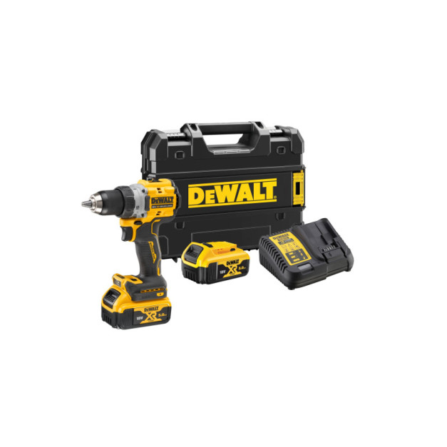 DEWALT Akkus fúrócsavarozó 18 V szénkefe nélküli (2 x 5,0 Ah akku + töltő + TSTAK) DCD800P2T